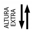 Posee una barra extensible con altura extra