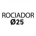 Dispone de rociador con medidas Ø25cm
