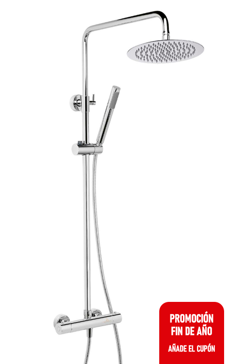 Barra de ducha Iris Cromo