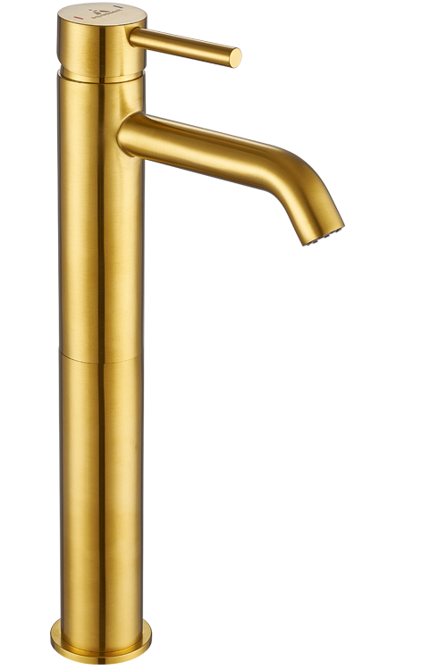 Grifo lavabo alto Like Oro Titanio