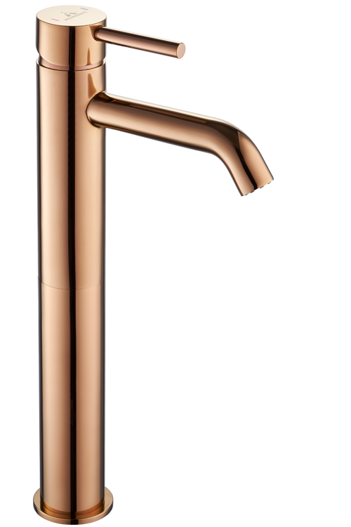 Grifo lavabo alto Like Oro Rosa