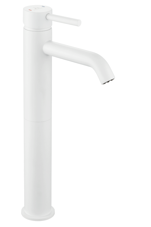 Grifo lavabo alto Like blanco