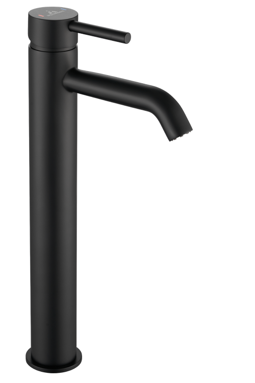 Grifo lavabo alto Like negro